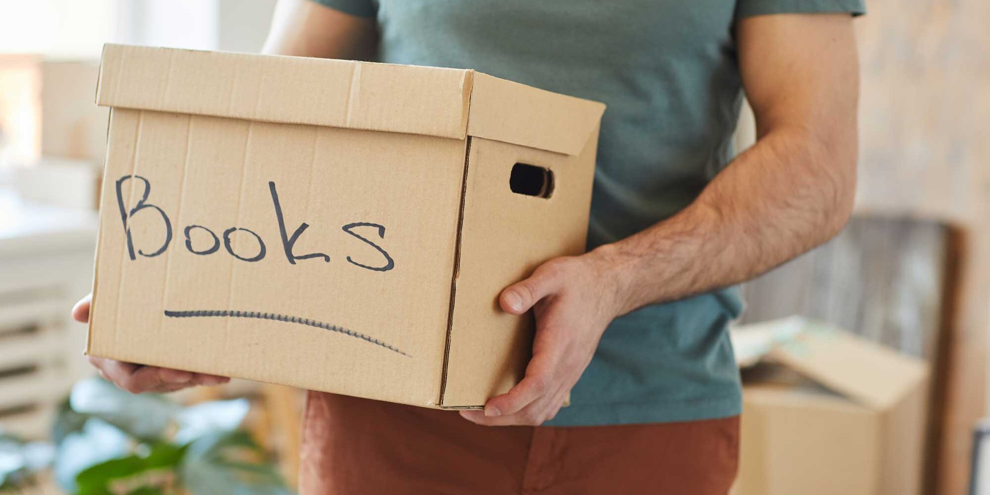 how to pack books for moving