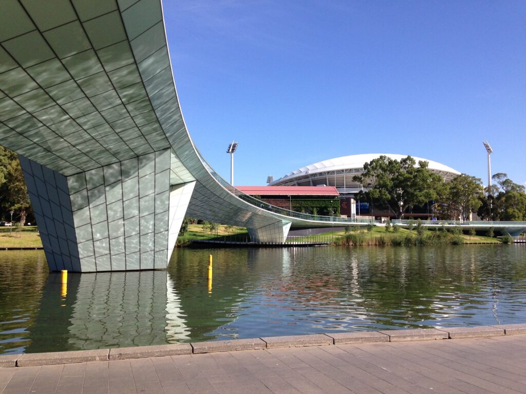 Adelaide oval footbridge