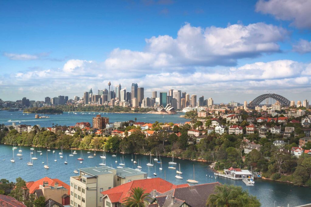 Sydney city view from Mosman
