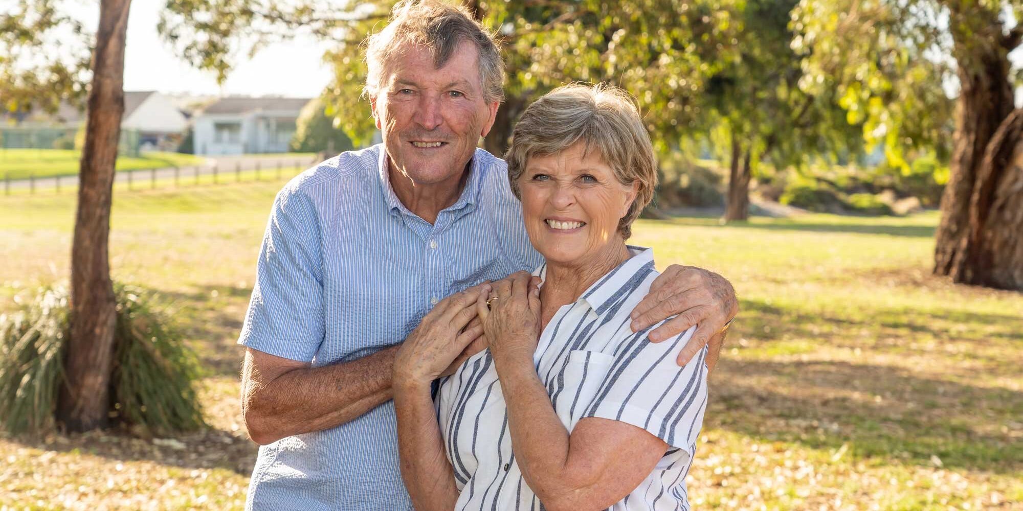 Australian elderly couple
